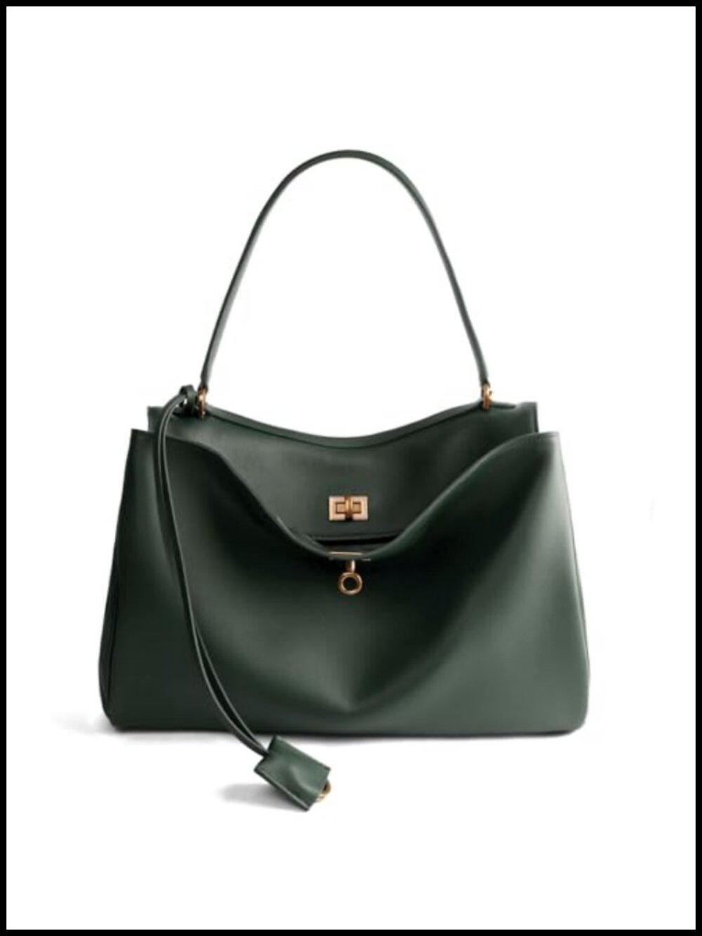Top-Grain Cowhide Leather Tote Bag Large Satchel Travel Work Purse